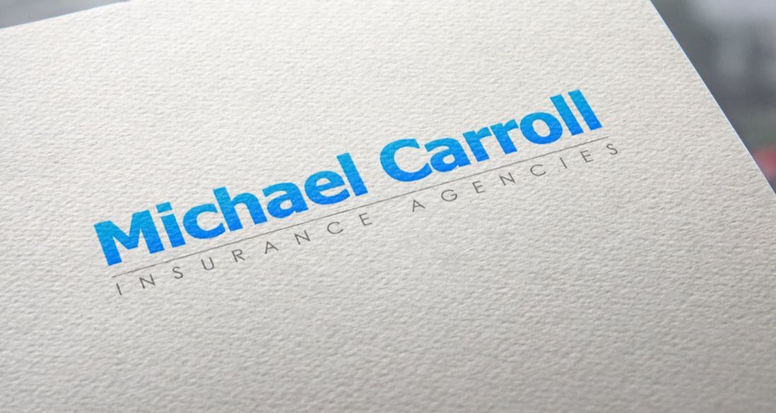 Michael Carroll Ins. logo printed on a paper